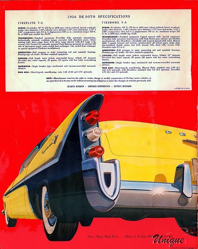 1956 DeSoto Brochure Page 6